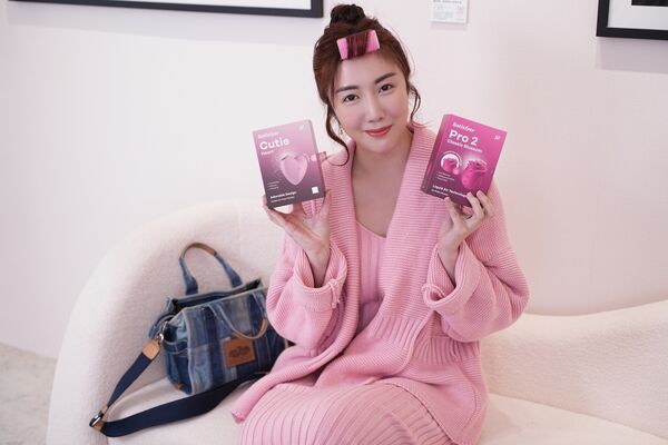 ▲珍琳說可以靠自己的產品安慰自己。(圖/珍琳提供)