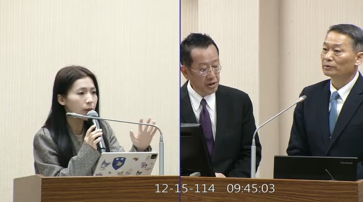 ▲徐巧芯去年質詢片段。(圖/翻攝立法院網站)
