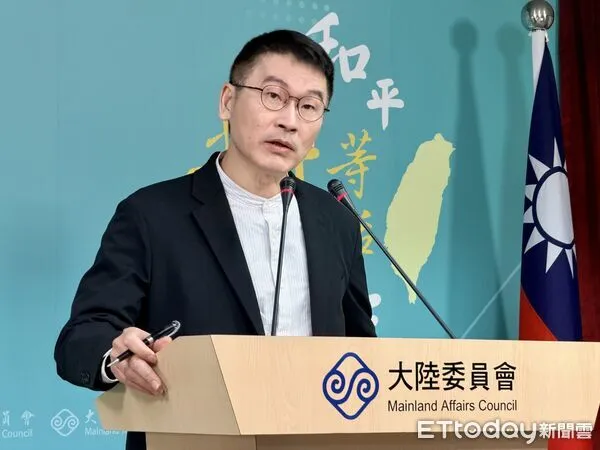 ▲▼陸委會副主委、發言人梁文傑。(圖/記者蔡紹堅攝)