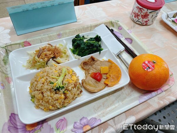 ▲台中營養午餐。(圖/中市府提供)