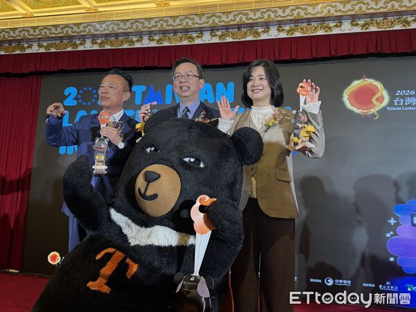 ▲▼ 2026台灣燈會主燈和小提燈亮相。(圖/記者李姿慧攝)