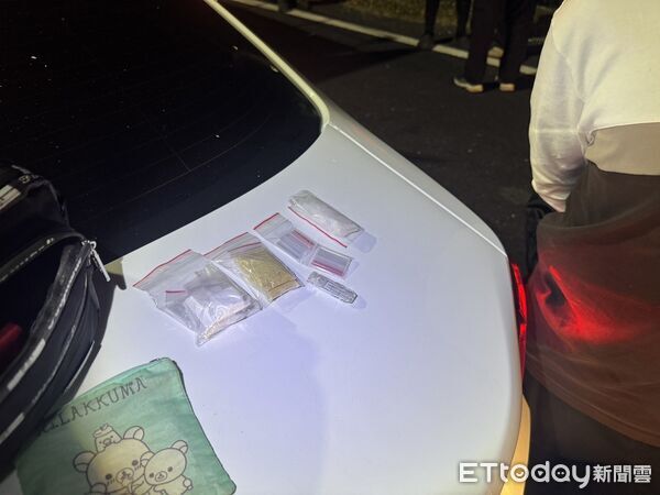 ▲內埔警方查獲謝男涉毒駕。(圖/記者陳崑福翻攝)
