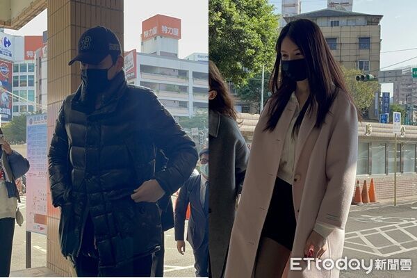▲▼ 藝人王大陸涉買個資被起訴,今天與女友闕沐軒現身第4次開庭。(圖/記者陸運陞攝,下同)