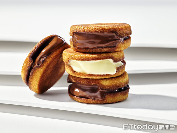 ▲SNOWSAND生巧克力夾心餅乾。(圖/富信新零售提供)