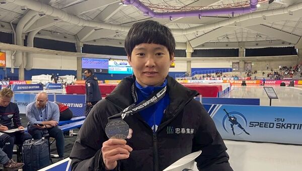 ▲陳映竹取得米蘭冬季奧運參賽門票。(圖/翻攝自陳映竹臉書粉專)