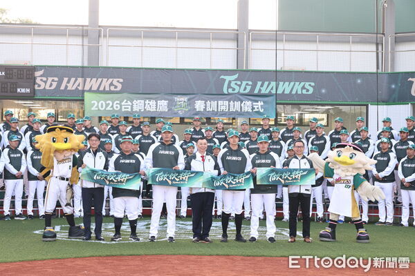 ▲▼台鋼雄鷹開訓典禮 。(圖/記者黃克翔攝)