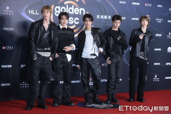 ▲金唱片頒獎典禮,CORTIS。(圖/記者林敬旻攝)