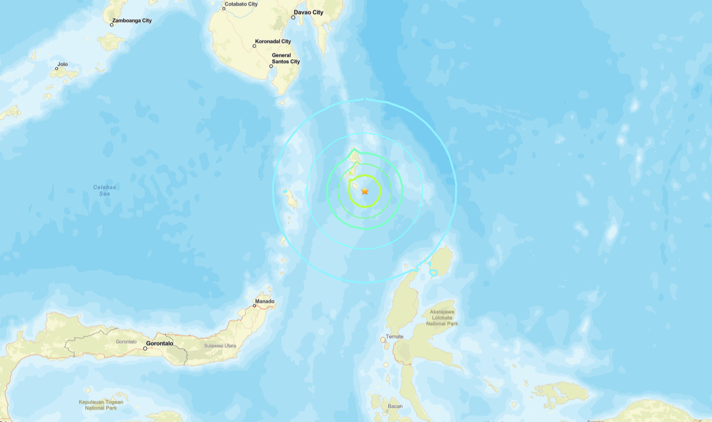 ▲▼印尼地震。(圖/翻攝USGS官網)