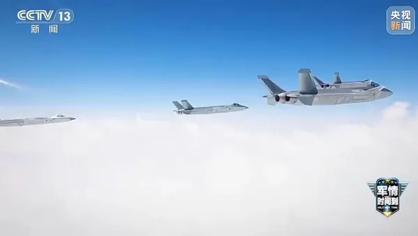 ▲▼ 殲20,首飛15周年, 。(圖/翻攝 軍情時間央視)