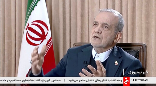 ▲▼伊朗總統裴澤斯基安(Masoud Pezeshkian)。(圖/路透)