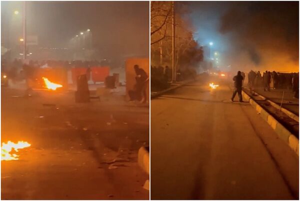 ▲▼ 伊朗示威。第二大城麥什赫德(Mashhad)。(圖/路透)