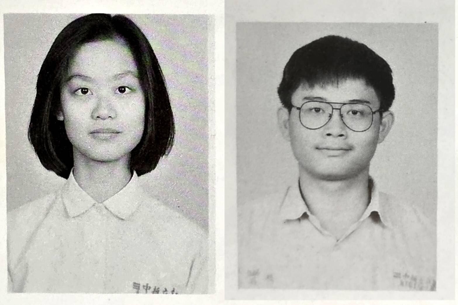 ▲吳思瑤與賴瑞隆學生時代照片。(圖/翻攝自Facebook/吳思瑤)