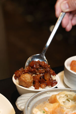 ▲▼台南桂田酒店自助式早餐「阿力海百匯餐廳」,早餐就把台南味通通吃滿。(圖/部落客台南好FOOD遊提供)