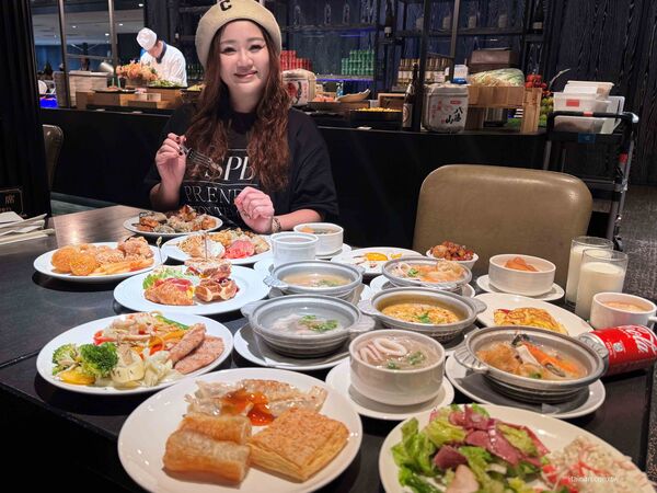 ▲▼台南桂田酒店自助式早餐「阿力海百匯餐廳」,早餐就把台南味通通吃滿。(圖/部落客台南好FOOD遊提供)