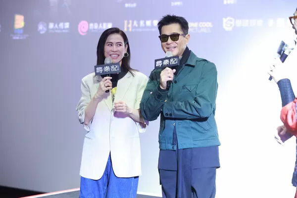 ▲宣萱、古天樂來台宣傳《尋秦記》,上映後票房開紅盤。(圖/華映提供)