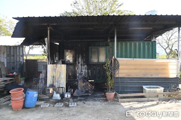 ▲苗栗銅鑼鄉一對恐佈情人,相互縱火燒工寮、毒駕蓄意衝撞,雙雙吃上官司和送醫。(圖/記者楊永盛翻攝)