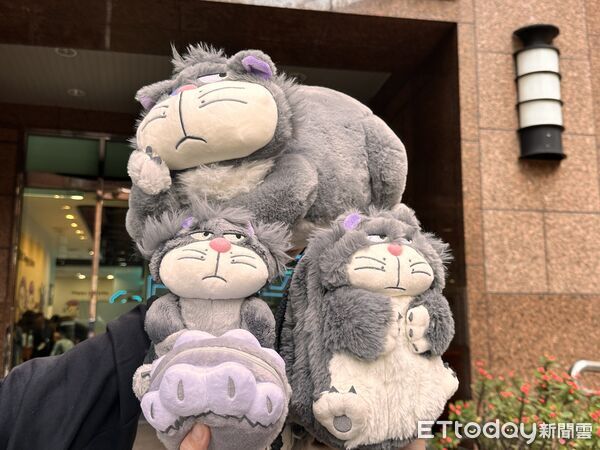 ▲▼7-11推出反派貓「魯斯佛」周邊快閃購。(圖/記者林育綾攝)