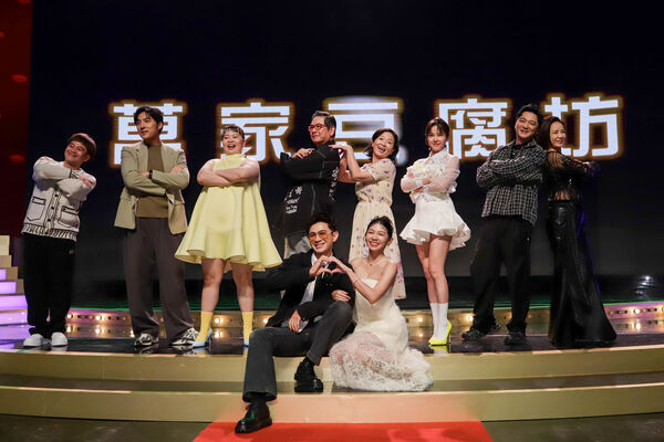 ▲《豆腐媽媽》記者會幕後曝光。(圖/民視提供)