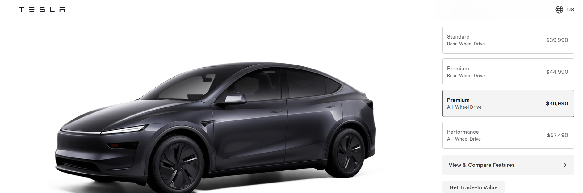 ▲北美開放改款新Model Y選配七人座。(圖/翻攝自特斯拉)