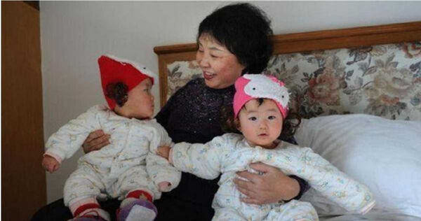 60歲產下雙胞胎的盛海琳,被譽為「祖母級媽媽」,用生命守護遲來的母愛。
