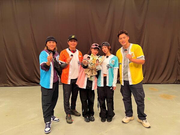 ▲▼《飢餓遊戲》王仁甫(左起、孫協志、峮峮、蔡黃汝、許孟哲。(圖/中視提供)