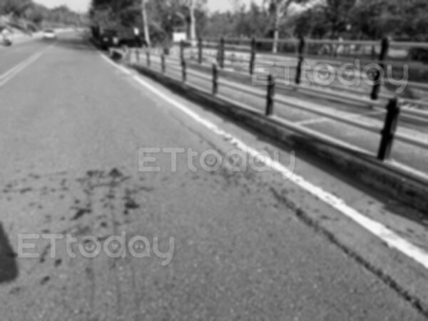 ▲嘉義小貨車「車後拖行白犬」,滿地血跡、糞便。(圖/民眾提供)