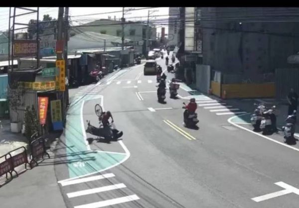 ▲大埔路發生碰撞事件。(資料圖/翻攝自彰化人大小事)