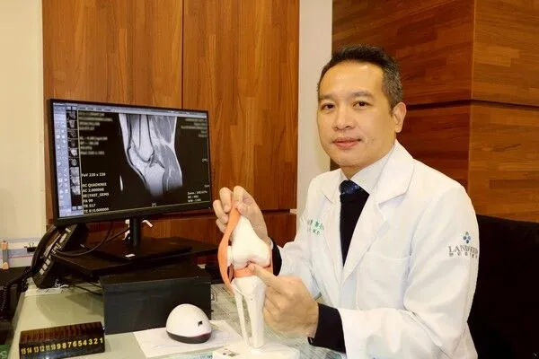 ▲滑雪一摔前十字韌帶斷裂