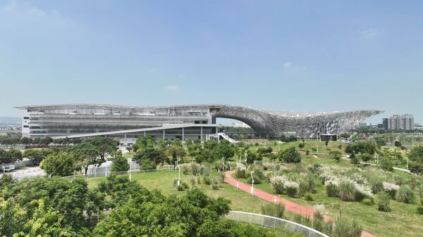 ▲台中會展中心可串聯展館與工廠,擁有「前店後廠」優勢。(圖/貿協提供)