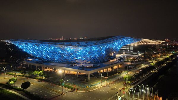 ▲台中國際會展中心單層可辦800桌,雙層1500桌宴席,永慶房屋與台中銀行都已預定尾牙場地。(圖/貿協提供)