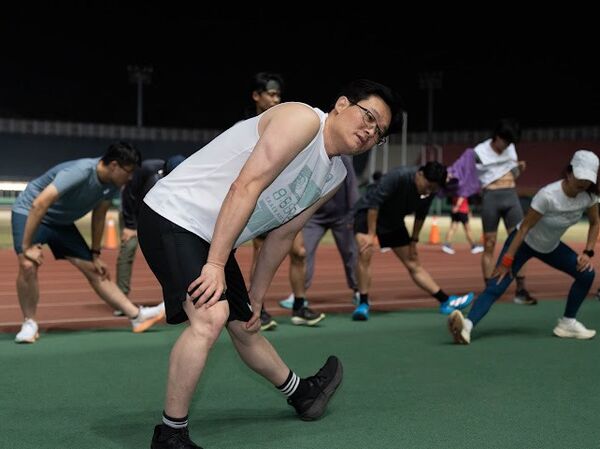 ▲備戰2026臺南古都國際半程馬拉松南,市府團隊相約每週賽前集訓。(圖/記者陳弘修翻攝)