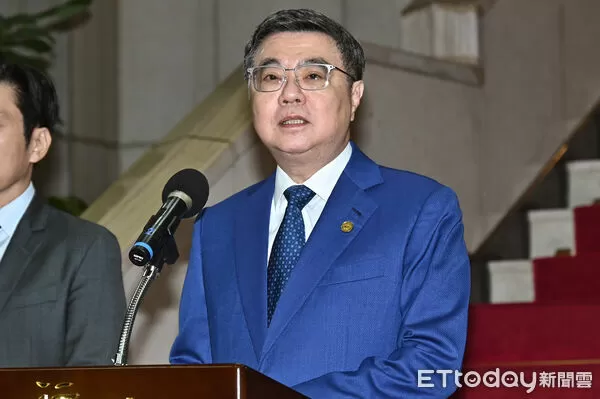 ▲▼行政院長卓榮泰於今(16)日針對臺美關稅談判議題發表談話。(圖/記者李毓康攝)