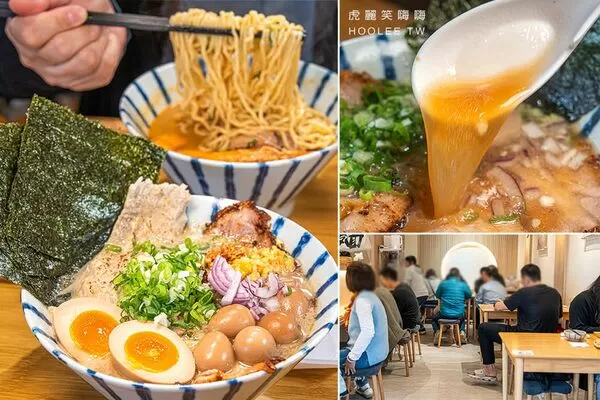 ▲▼左營台灣味拉麵店「贏麵製麵所」!虱目魚大骨熬煮高湯,推薦魚豚鵪鶉蛋醬油拉麵、限量雞湯口味。(圖/部落客虎麗笑嗨嗨提供)