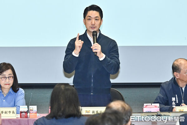 ▲▼蔣萬安出席信義區115年度市長與里長有約。(圖/記者李毓康攝)