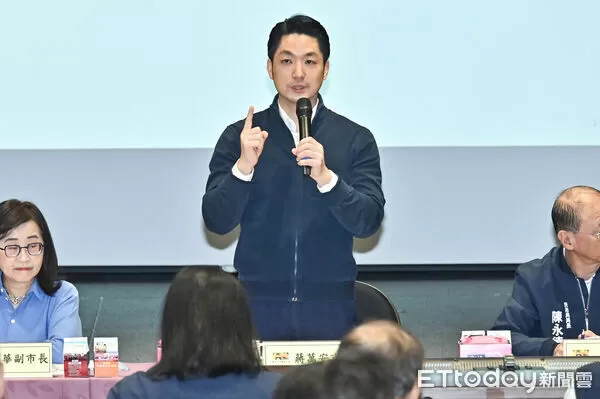 ▲▼蔣萬安出席信義區115年度市長與里長有約。(圖/記者李毓康攝)