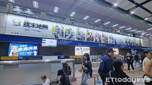 ▲楊謹華、納豆、鳳小岳、李鎮錫現身北捷!新春開局捷運站體+車廂成人氣舞台▼ 。(圖/記者鄭遠龍攝)