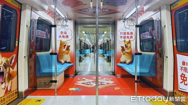 ▲楊謹華、納豆、鳳小岳、李鎮錫現身北捷!新春開局捷運站體+車廂成人氣舞台▼ 。(圖/記者鄭遠龍攝)