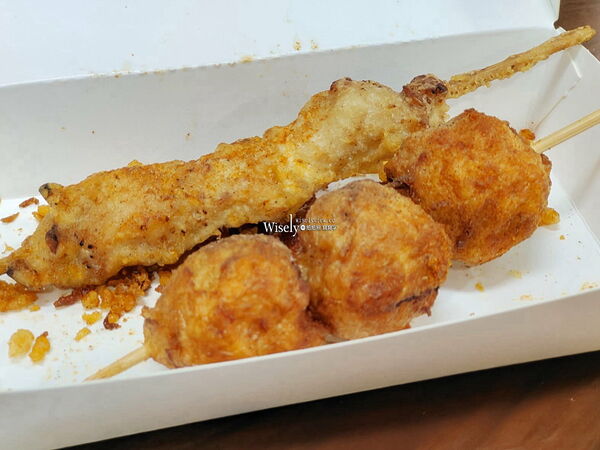 ▲▼宜大雞肉串。(圖/部落客WISELY’S 拍拍照寫寫字授權提供)