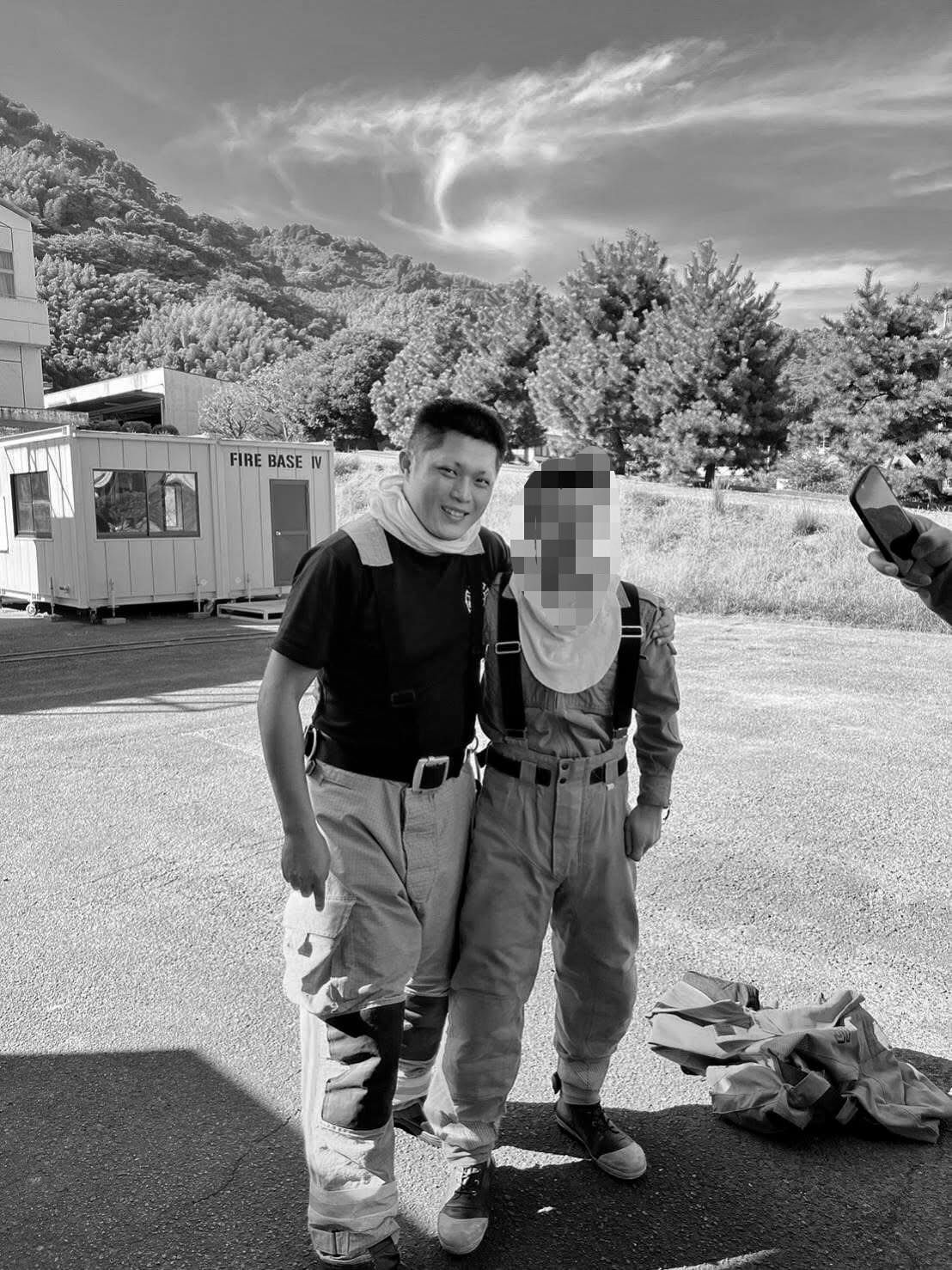 基隆惡火勇消殉職。(圖/翻攝自Facebook/基隆市消防局-角落消火伴)