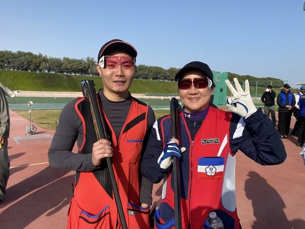 ▲陳貴鵬、林怡君摘下銅牌。(圖/翻攝自射擊協會臉書)