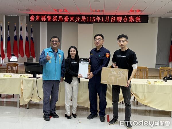 ▲台東警察分局舉辦減碳淨水設備捐贈儀式。(圖/記者楊晨東翻攝)