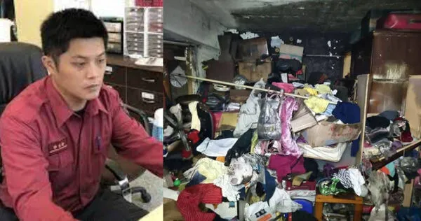 勇消詹能傑遺言喊「屋內衣服堆得像山一樣」。(圖/基隆消防局提供)