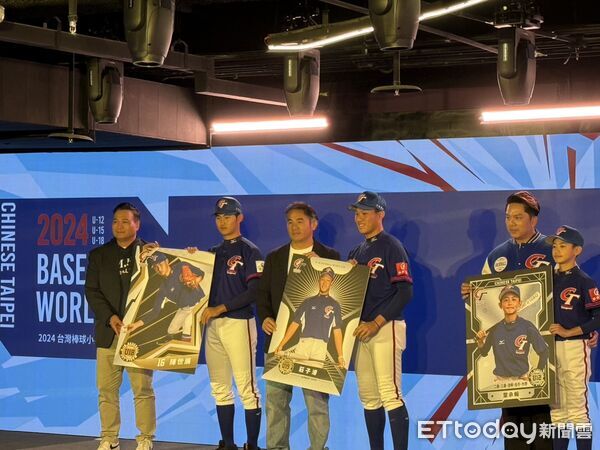 ▲中華民國棒球協會舉辦2026第二屆「台灣棒球小英雄球員卡」發佈會。(圖/記者胡冠辰攝)