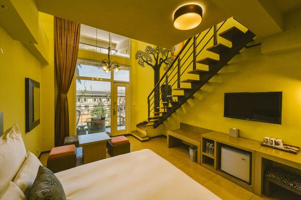 ▲關西六福莊即日起至1月26日限時5天,推出「幸福1+1寒假限時快閃住房專案」。(圖/業者提供)