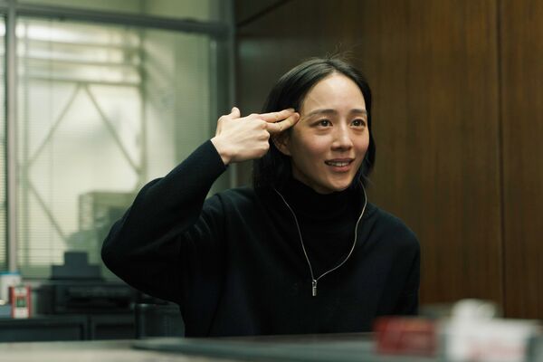 ▲《查無此心》張鈞甯、阮經天。(圖/緯來電影台提供)