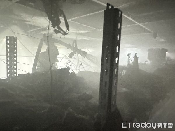 ▲▼台南市歸仁區國家科學及技術委員會人工智慧產業專區—資安暨智慧科技研發大樓火警。(圖/記者林東良翻攝)