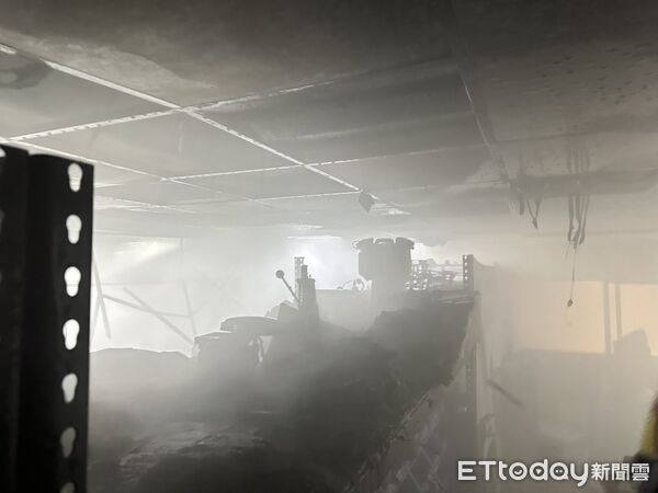 ▲▼台南市歸仁區國家科學及技術委員會人工智慧產業專區—資安暨智慧科技研發大樓火警。(圖/記者林東良翻攝)