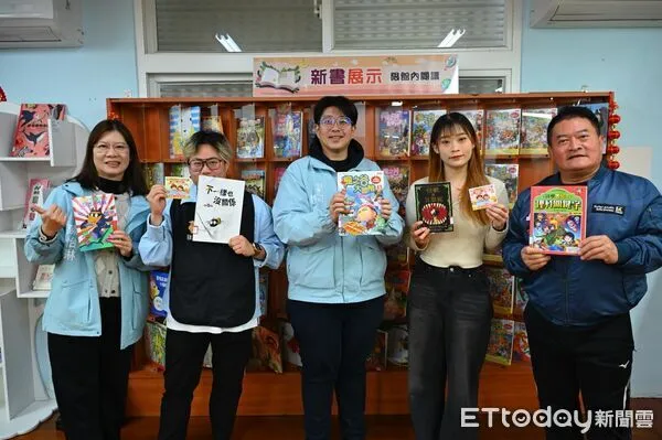 ▲▼花蓮市立圖書館兒童館於寒假期間,與在地企業合作推出閱讀推廣活動。(圖/花蓮市公所提供,下同)
