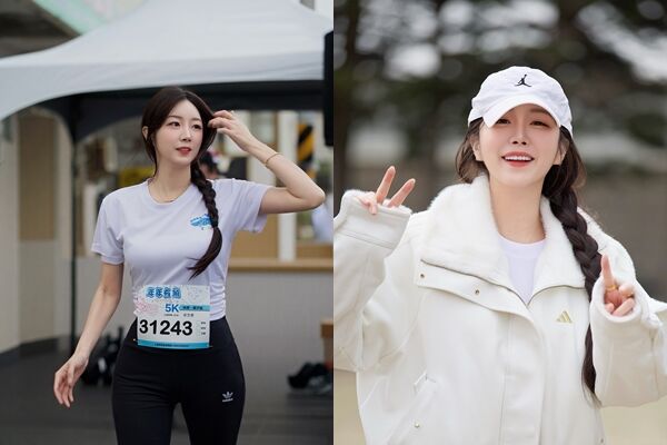▲▼安芝儇到澎湖參加馬拉松,超美畫面電暈大量粉絲。(圖/翻攝臉書/安芝儇)