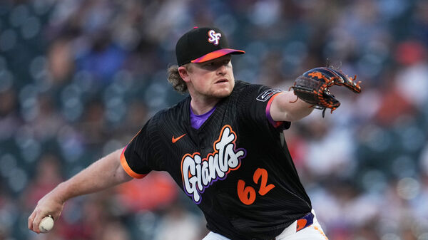 ▲舊金山巨人王牌投手韋柏(Logan Webb)。(圖/達志影像/美聯社)